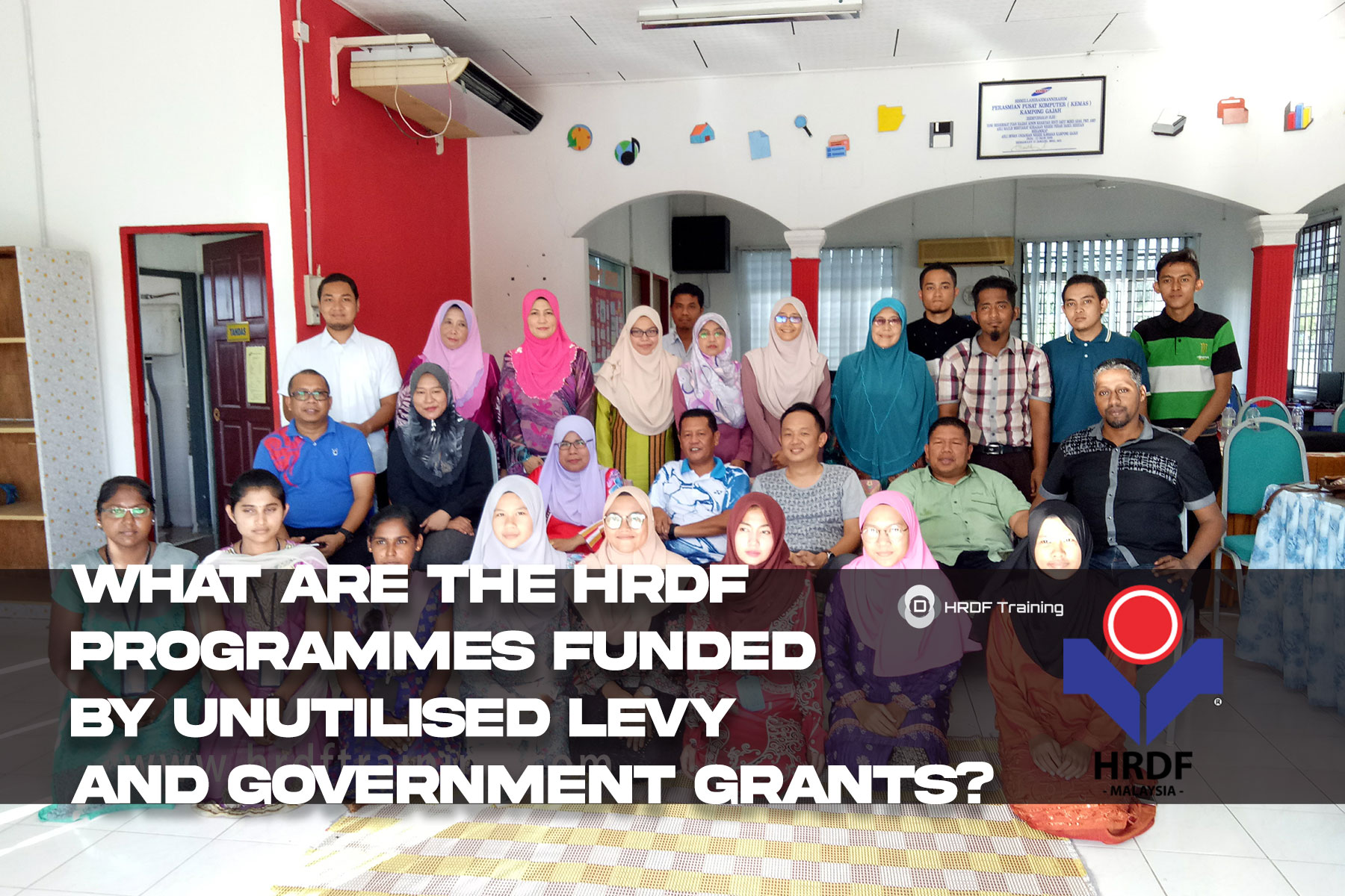 What are the HRDF programmes funded by Unutilised Levy